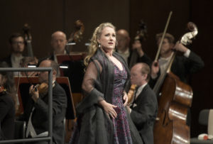 Diana Damrau/ Maria Stuarda, Konzertante Premiere am 28. Mai 2018 in der Deutschen Oper Berlin, copyright: Bettina Stöss