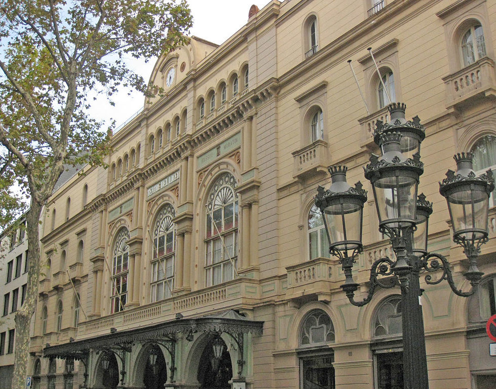 El Gran Teatre del Liceu, a la Rambla de Barcelona / Foto @ Quelle: Eigenes Werk Urheber: Enfo (Wikipedia)