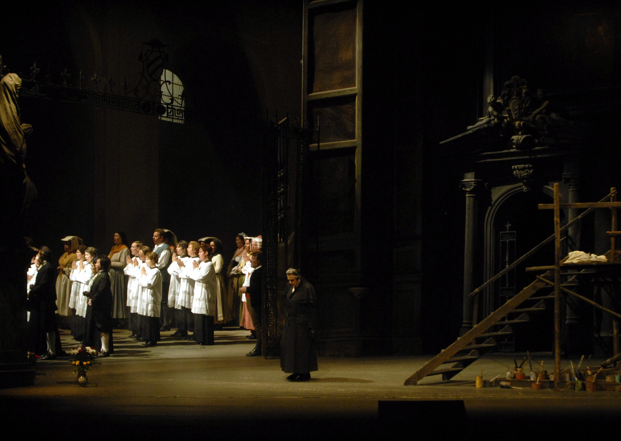 TOSCA von Giacomo Puccini, Deutsche Oper Berlin, Foto © Bettina Stöß
