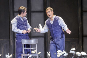 Landestheater Detmold/Faust/Ji-Woon Kim (Faust), Seungweon Lee (Mephisto)/ Foto @ A.T. Schaefer
