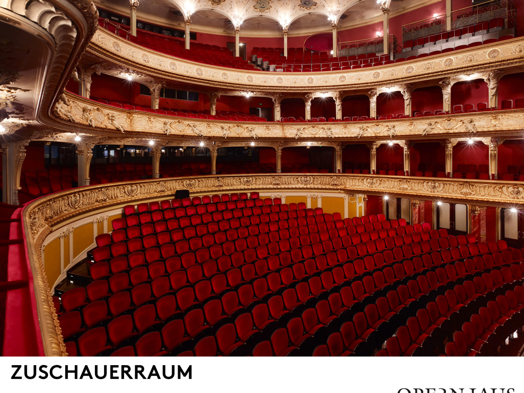 Opernhaus Zürich/Zuschauerraum/ Foto @ Dominic Büttner