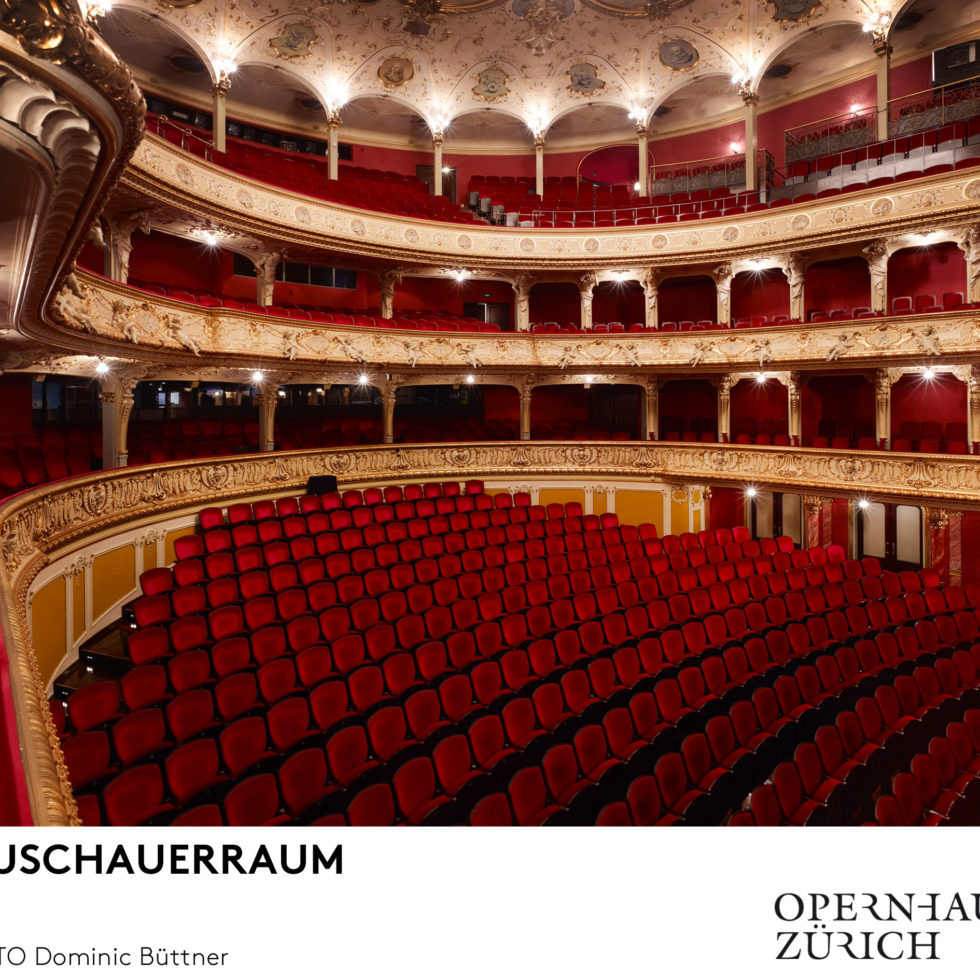 Opernhaus Zürich/Zuschauerraum/ Foto @ Dominic Büttner